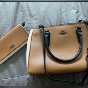 Coach purse with matching wallet
